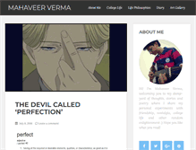 Tablet Screenshot of mahaveerverma.com